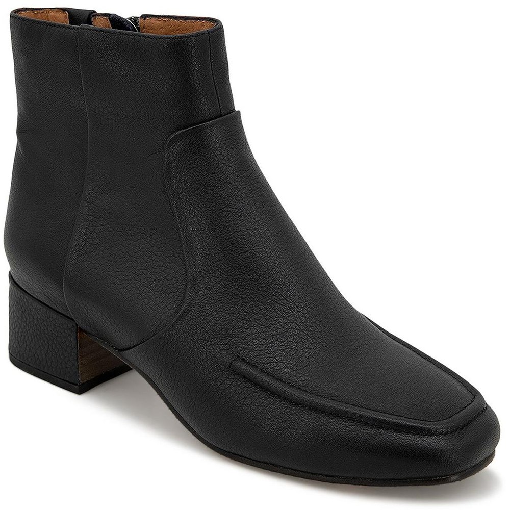 Ella Apron Bootie Leather Ankle Boots