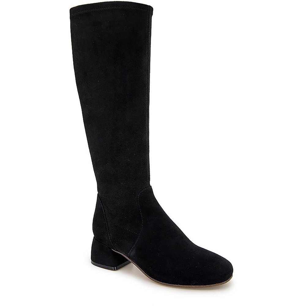 EMILY STRETCH BOOT Suede Knee-High Boots