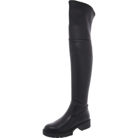 CW988 Leather Over-The-Knee Boots