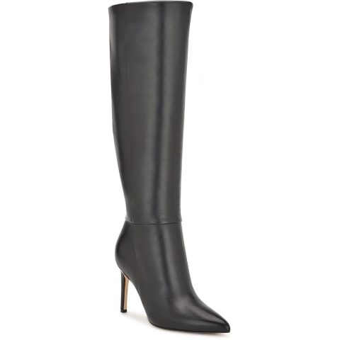 wnRICKY-WC Solid Leather Knee-High Boots