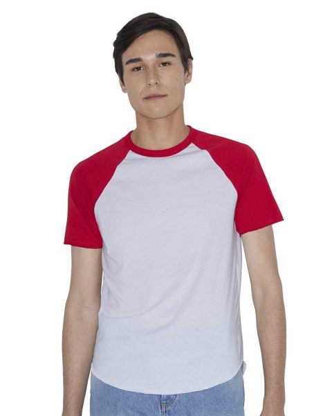 American Apparel Unisex Poly/Cotton Raglan Tee