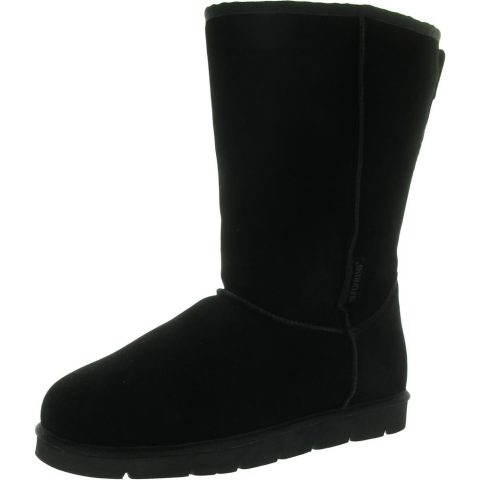 Fleece Lined Leather Winter & Snow Boots