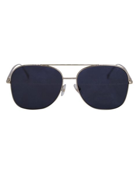 Fendi FF 0378 Roma Amor Aviator Sunglasses in Gold Metal