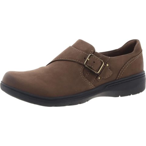 CARLEIGH JAZZ Belted Leather Slip-On Sneakers