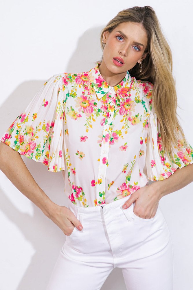 DON’T OVERTHINK IT WOVEN TOP