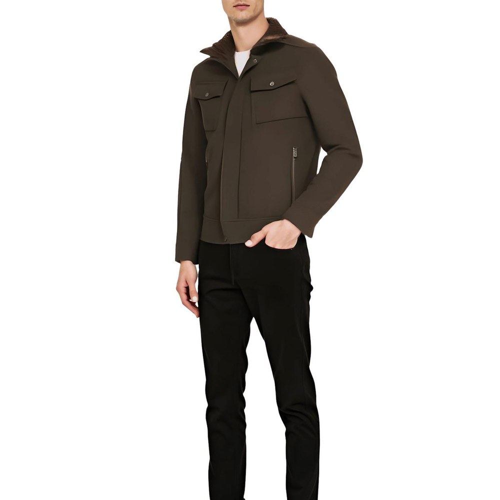 Wool Blend Cold Weather Trucker Jacket