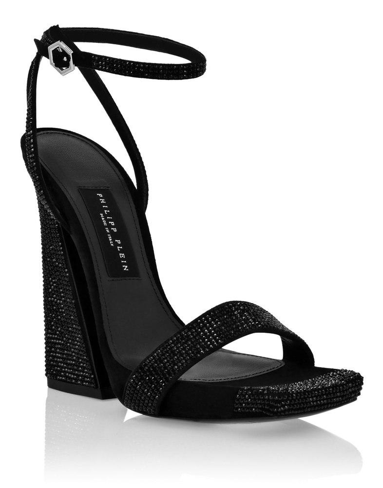 Ankle Strap Suede Sandals