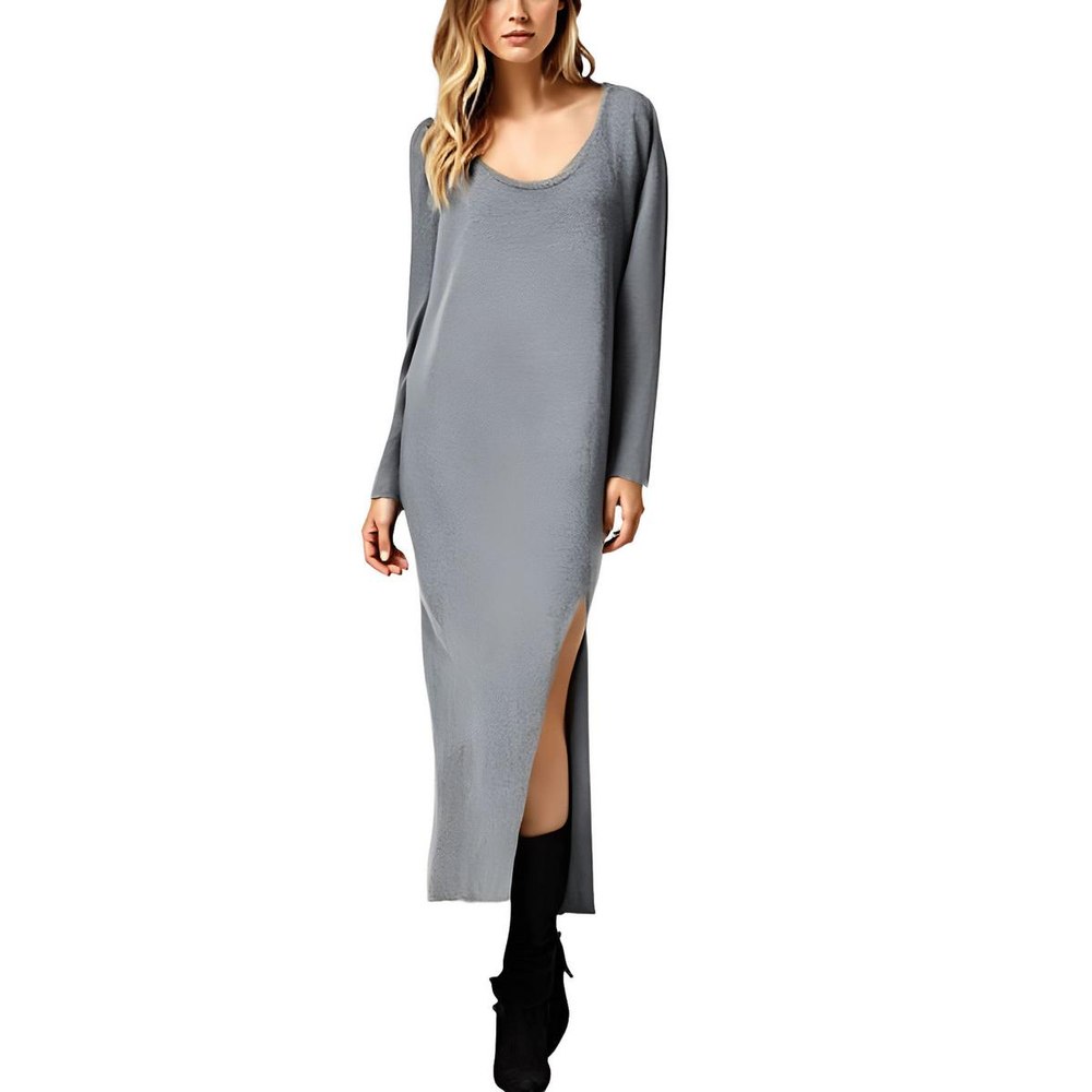 Heathered Long Sweaterdress