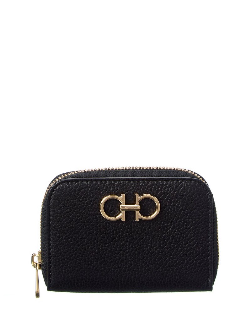 Ferragamo Gancini Leather Coin Purse