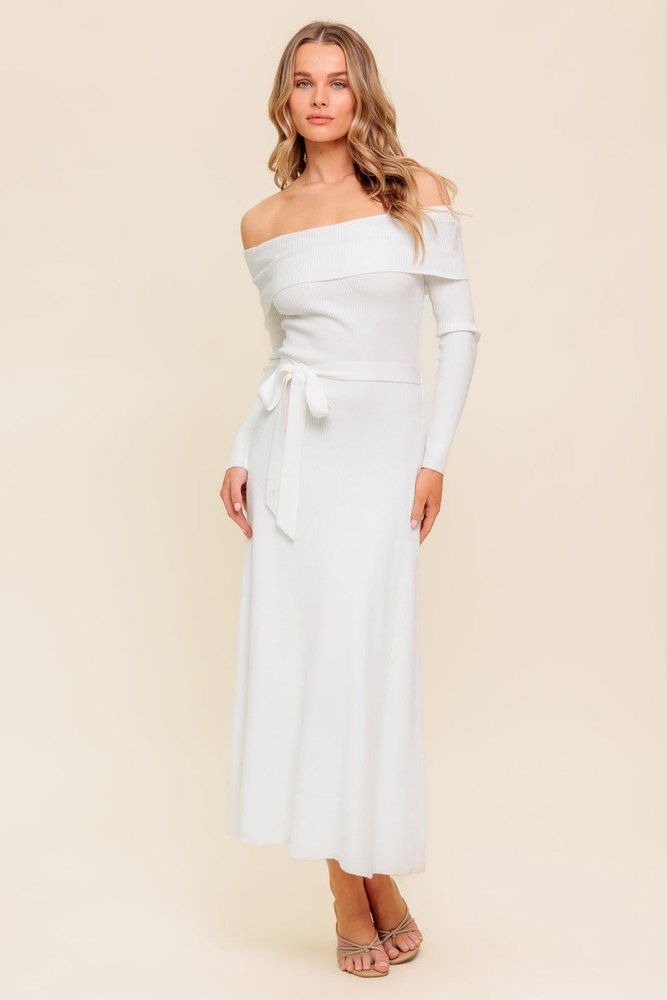 ALL A FANTASY SWEATER MIDI DRESS