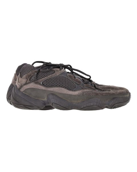Yeezy x Adidas 500 ‘Granite’ Sneakers in Grey Suede and Mesh 7748696342588