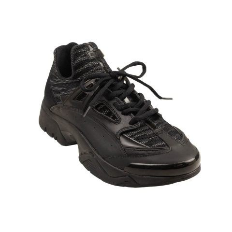 Black Sonic E17 Gummy Mesh Sneakers