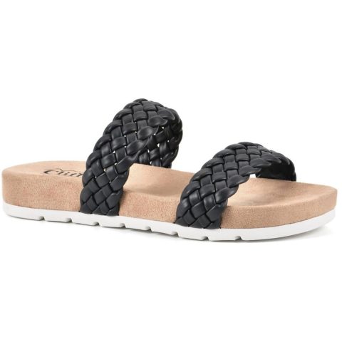 Truly Braided Cushioned Footbed Slide Sandals