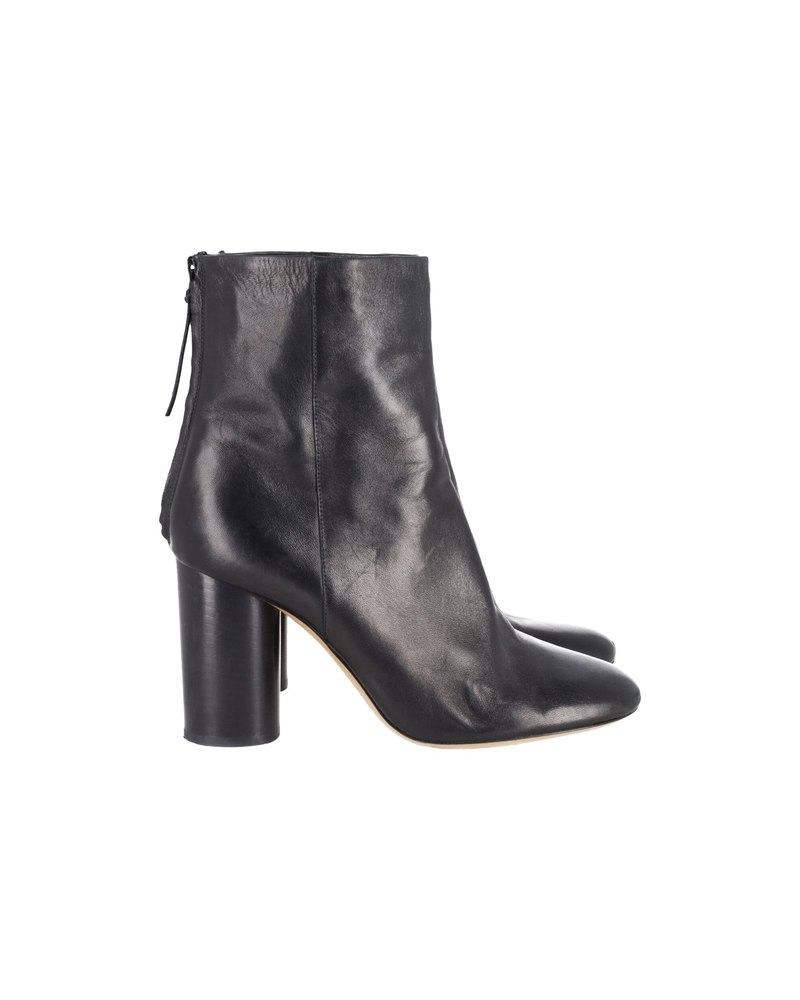 Isabel Marant Garrett Ankle Boots in Black Leather
