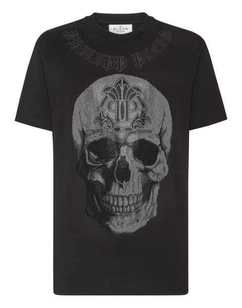 T-shirt Round Neck SS Gothic Banner