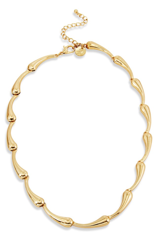 18K Gold Plated Fashion Scallop Necklace