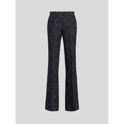 Tailored Jacquard Trousers