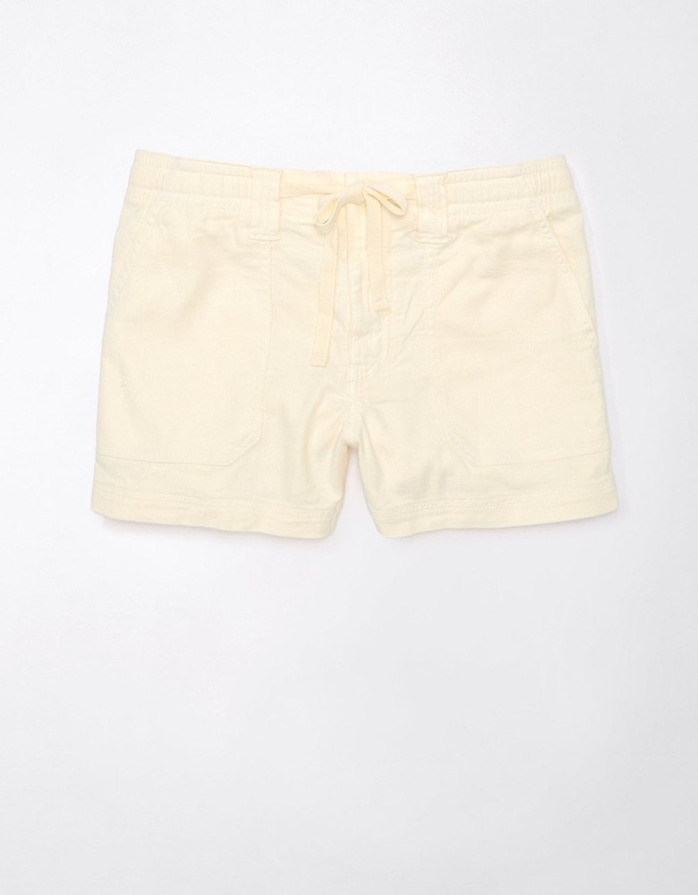 AE Dreamy Drape Linen-Blend Carpenter Short