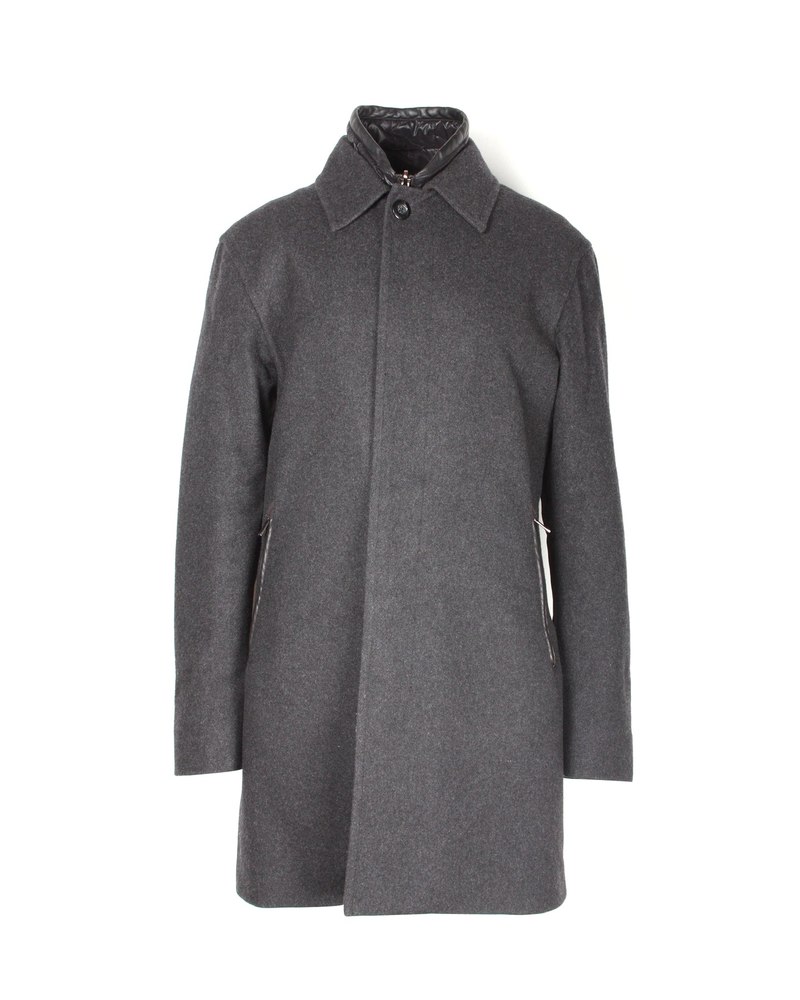 Zegna Sport Thermore Coat in Black Polyamide 7748741595196