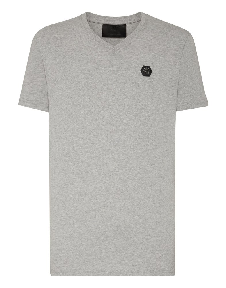 T-shirt V-Neck SS Hexagon tiger