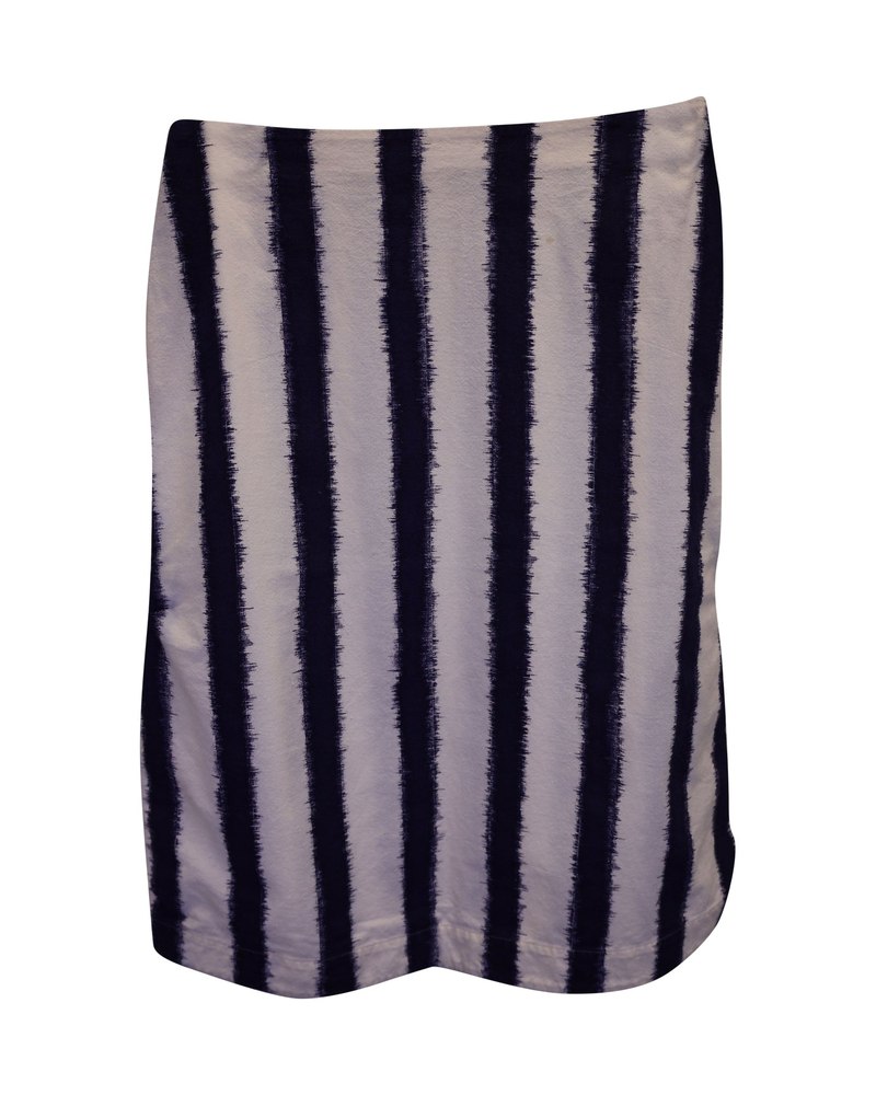 Marni Striped Skirt in Blue Cotton 7748747952188