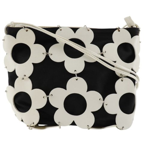 Celine Flower Shoulder Bag Canvas Shoulder Bag
