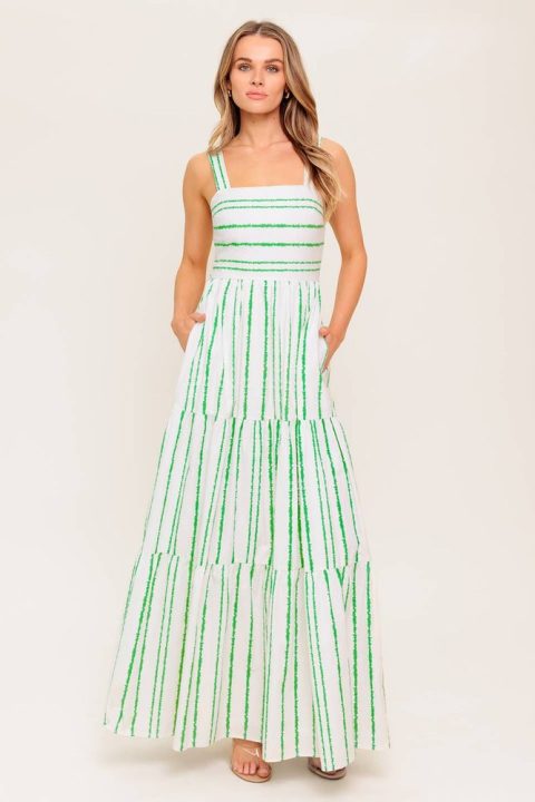 WILDFLOWER WALTZ WOVEN MAXI DRESS