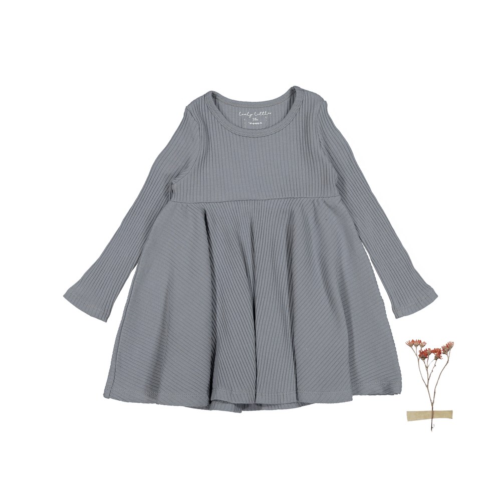 The Long Sleeve Dress – Slate