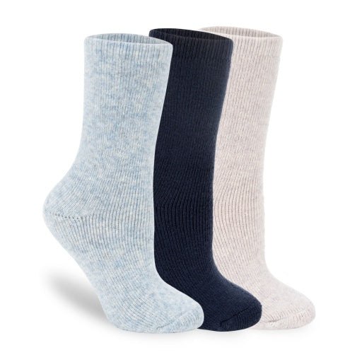 Lemon Women’s 3 Pack Wool Hiker Boot Crew Sock