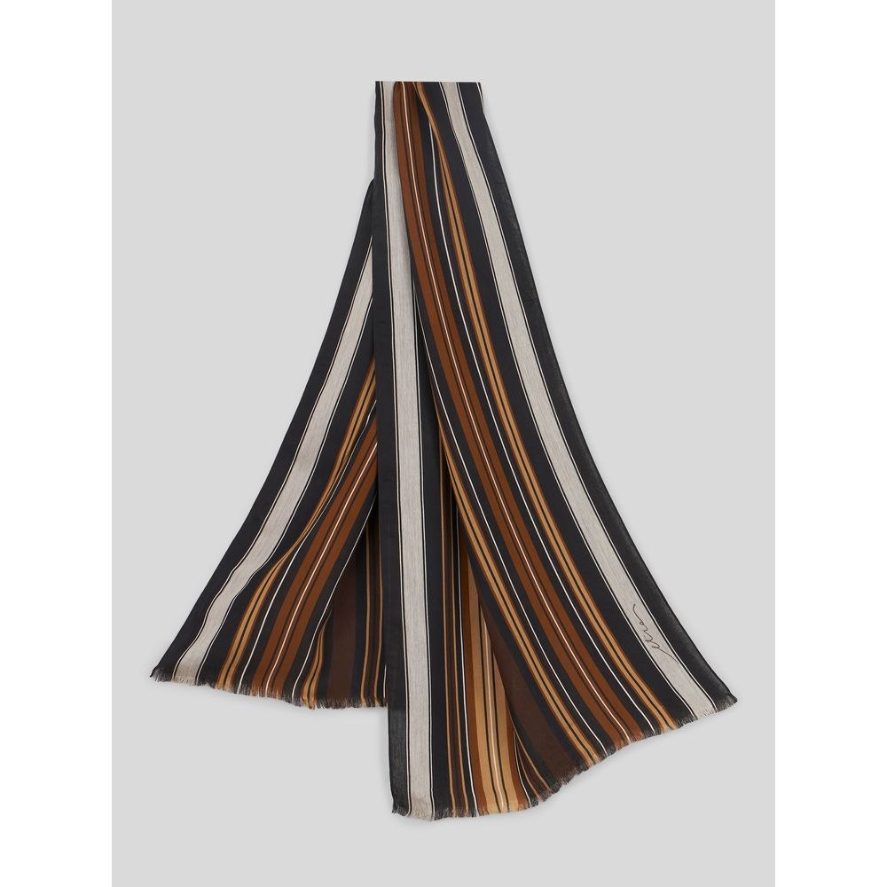 Striped Jacquard Scarf