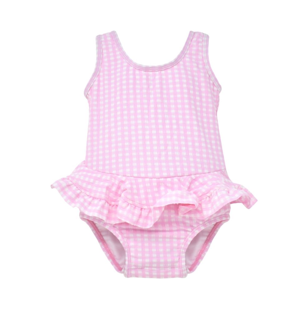 Girls One Piece Swimsuit In Pink