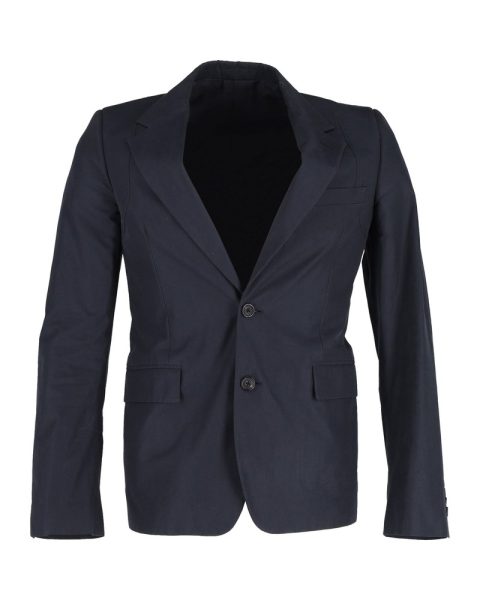 Alexander McQueen Blazer in Blue Wool 7748805492796