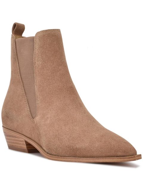 Danzy Womens Stretch Dressy Chelsea Boots