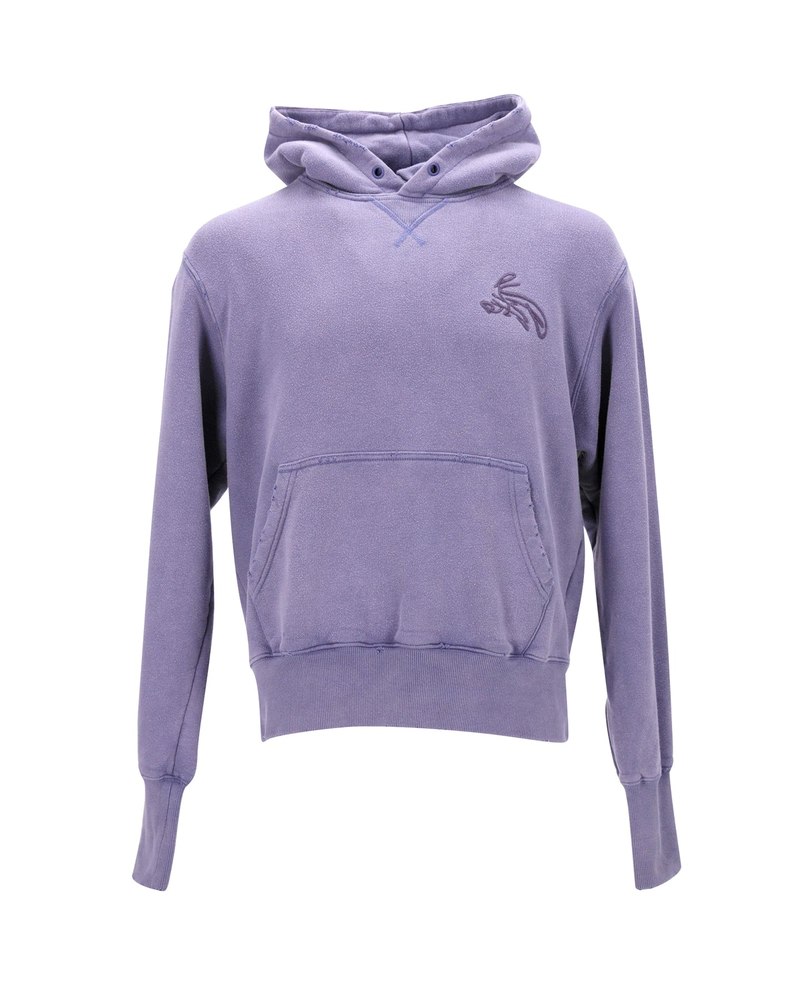 Eytys Lewis Hoodie in Purple Cotton 7748911235132
