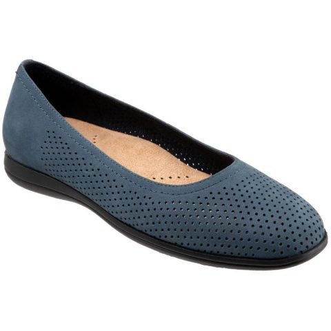 Darcey Leather Slip On Flats