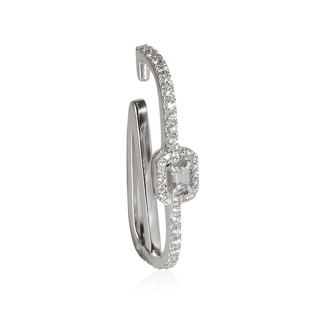 Messika My Twin Single Earring in 18K White Gold 0.35 CTW 7748956225596
