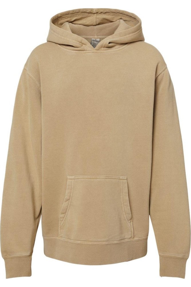 Independent Trading Co. Youth Midweight Pigment-Dyed Hooded Sweatshirt 7824339206204