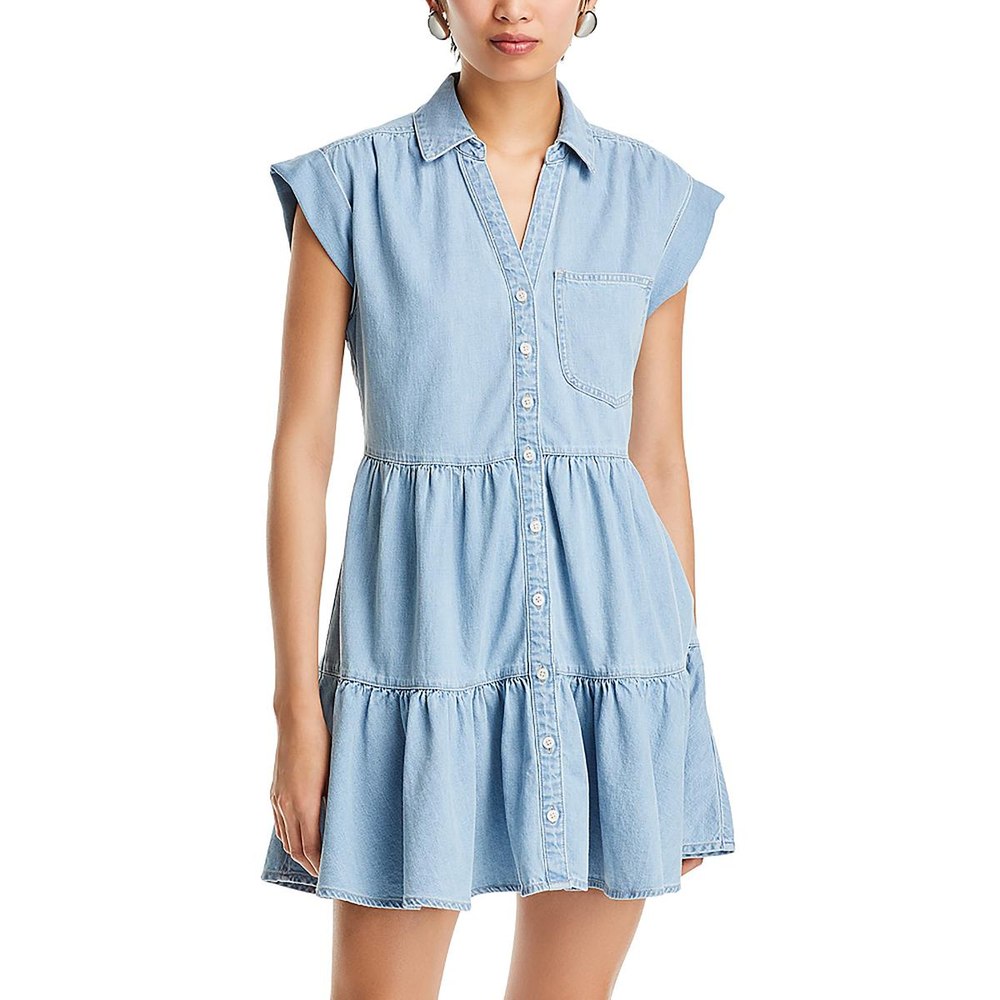 Trisha Dress Collared Mini Shift Dress