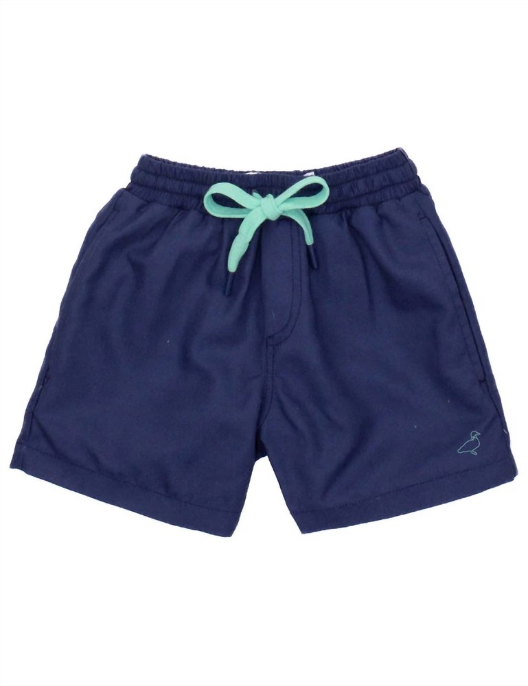 Boy’s Wavechaser Swim Trunk In Blue Onyx