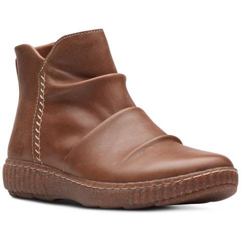 Caroline Rae Leather Booties