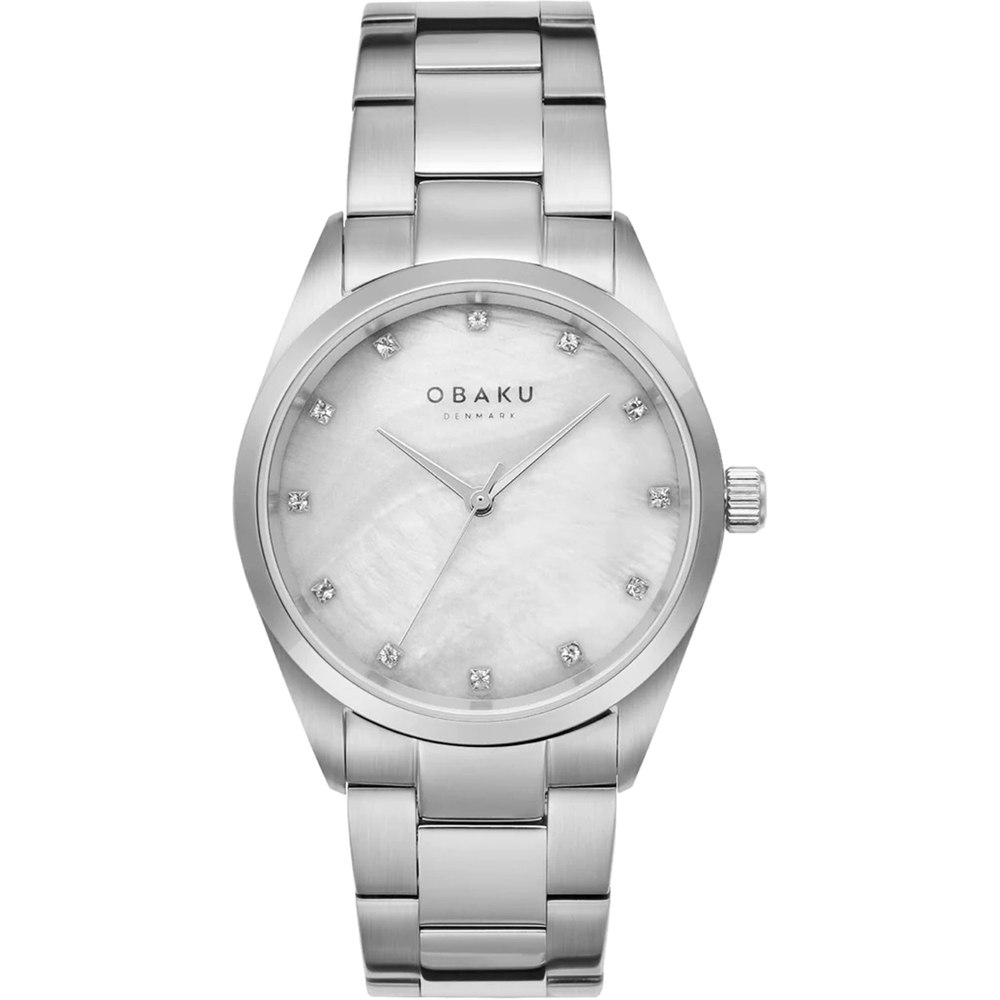 Obaku Women’s Chili Stone Mother of pearl Dial Watch