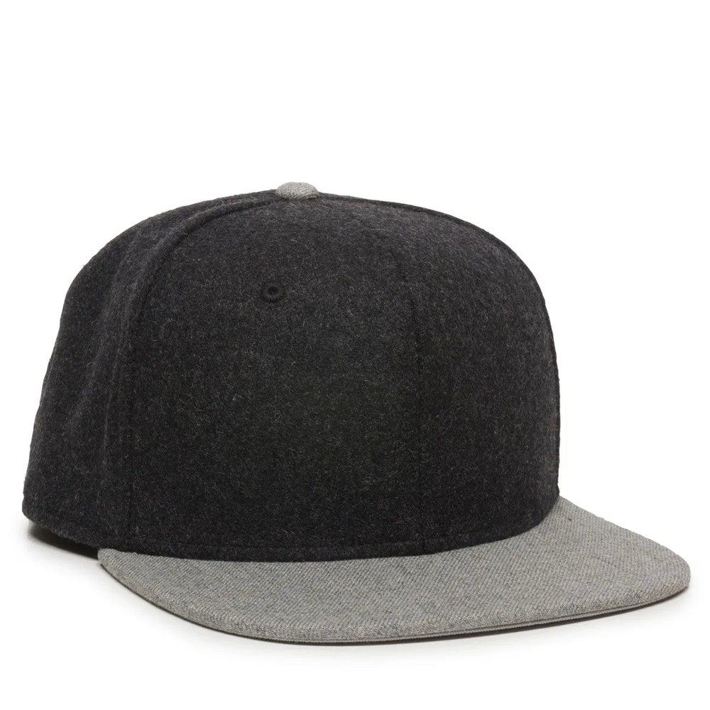Outdoor Cap REDLBL104 Melton Wool Structured Solid Back Hat