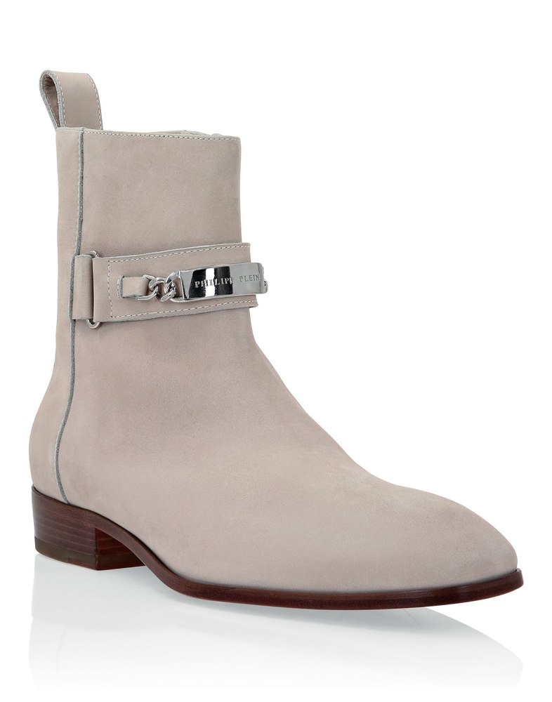 Nabuk Boots Low Flat 7670501408828