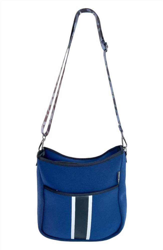 Women’s Neoprene Crossbody Bag In Navy 7827080413244