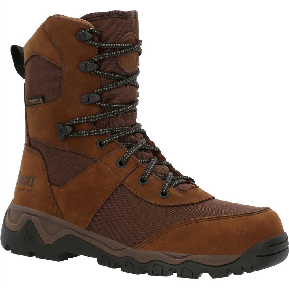 Men’s Red Mountain Waterproof 400G Insulated Outdoor Boot – Wide Width In Brown 7764898250812