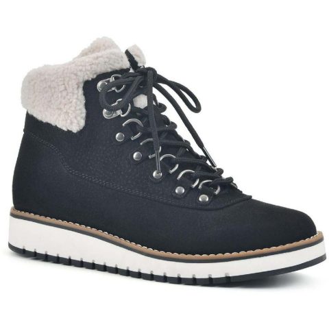 Cozy Leather Ankle Ankle Boots
