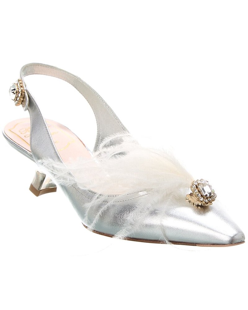Roger Vivier Leather Slingback Pump 7764922761276