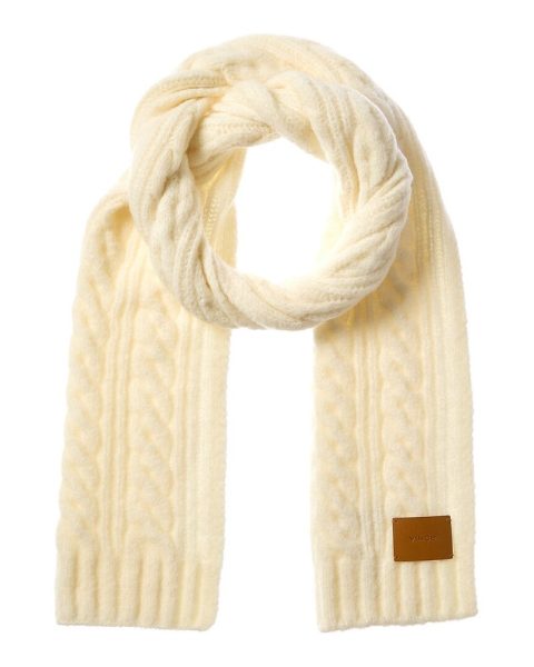 Vince Airspun Cable Wool-Blend Scarf 7827112460348