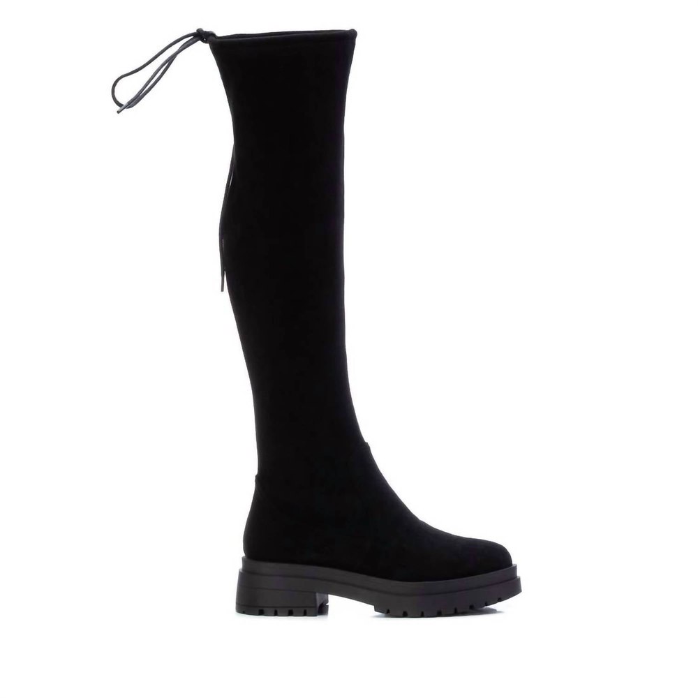 Women’s Suede Boots In Black 7764938653756
