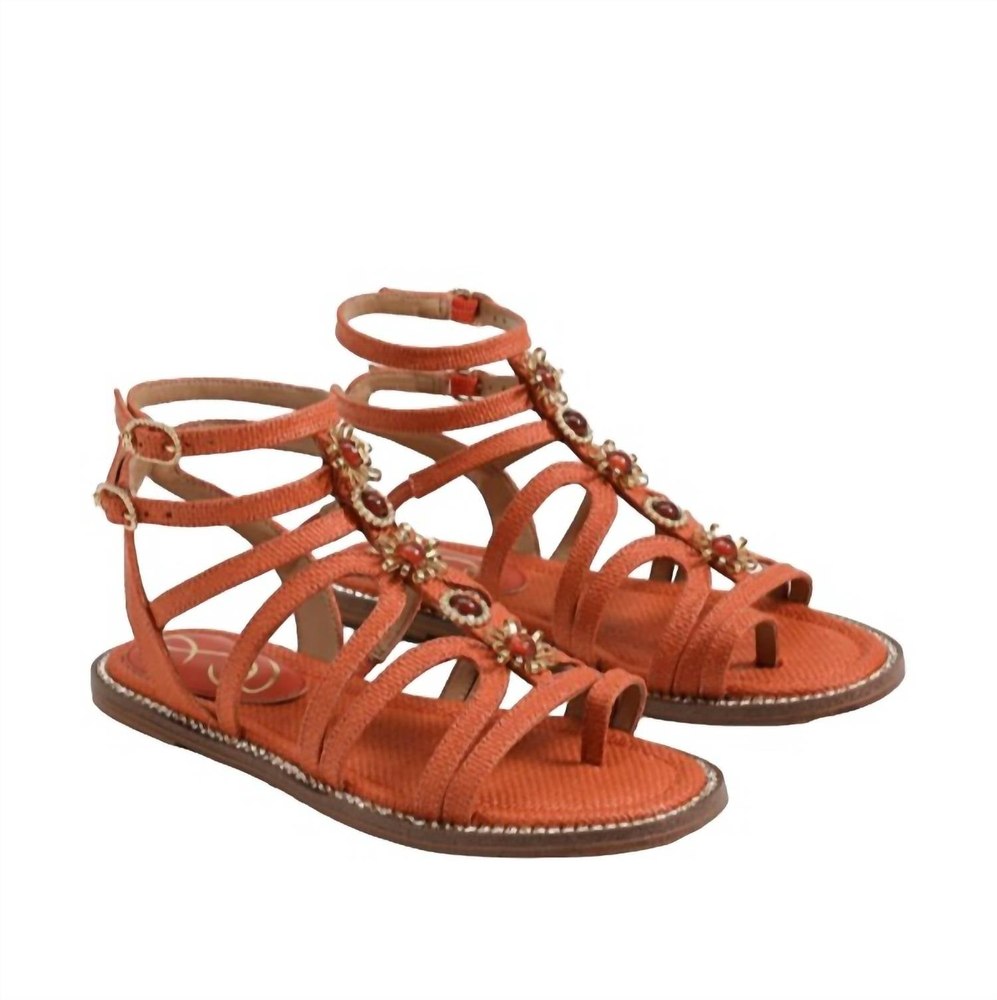 Women’s Tianna Sandals In Terra Orange 7764967981116